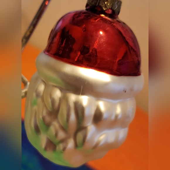 Santa Vintage Mercury blown Glass Christmas holiday ornament BENIFITS CHARITY - Picture 3 of 5